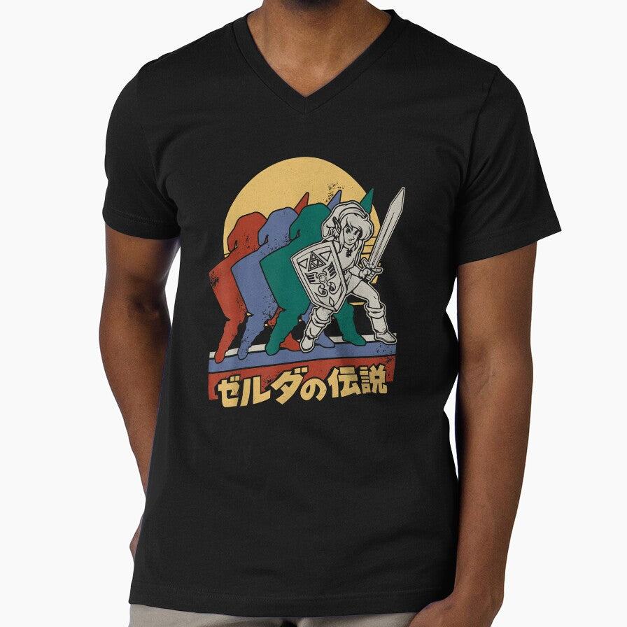 Retro Elf Hero Kanji Portrait by koacxuang