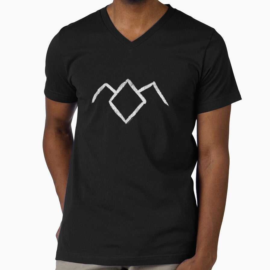Twin Peaks Classic Chalk Lined Owl Cave Logo Graphic by JenniferHorn