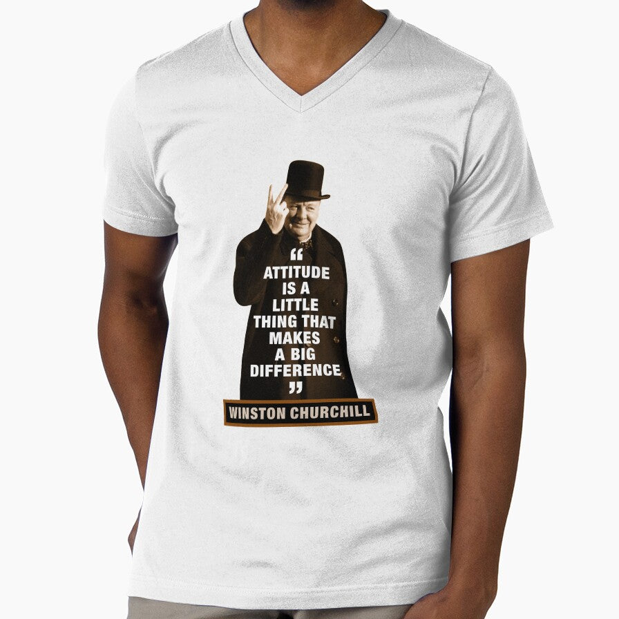 Winston Churchill  "Attitude Is A Little Thing That Makes A Big Difference" by TIGERDAVER