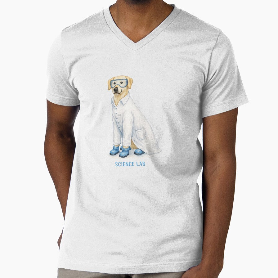 Science lab, lab dog, science dog by labstud