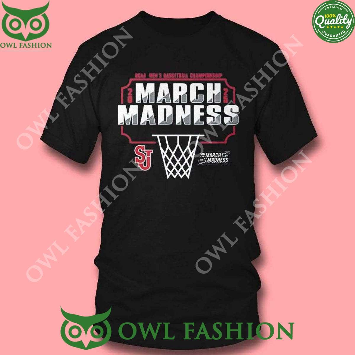 St Johns Red Storm March Madness 2025 Black t Shirt