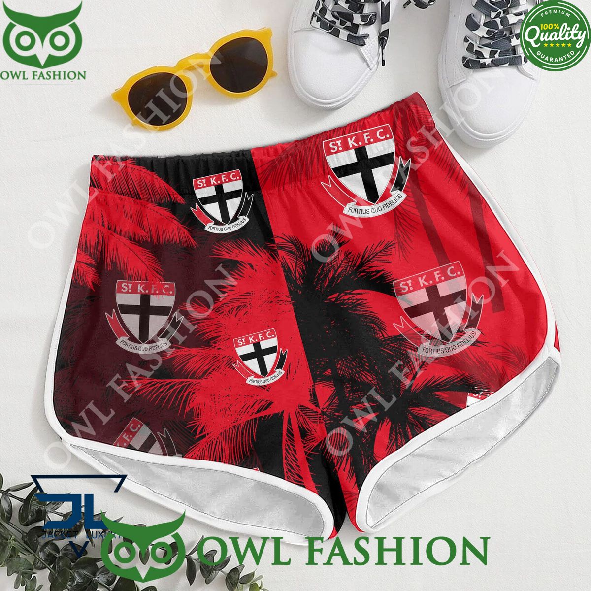 St Kilda Football Club AFL Australian Hawaiian shirt and short