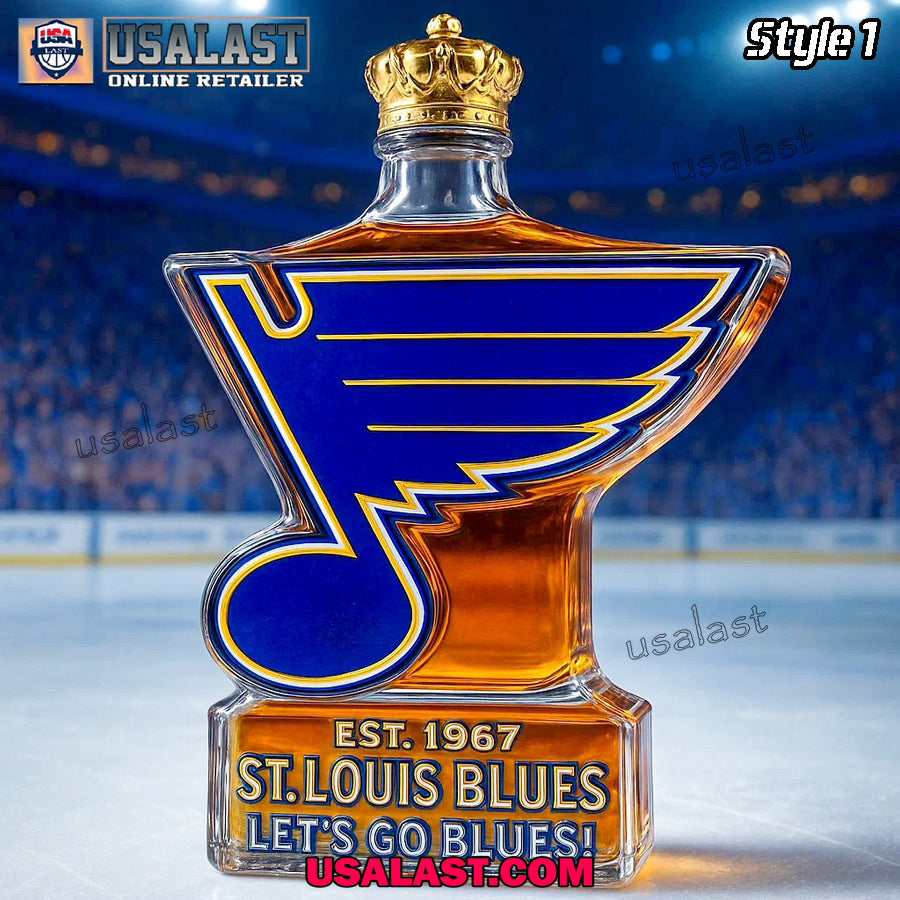 St. Louis Blues Limited Edition Whiskey Bottle
