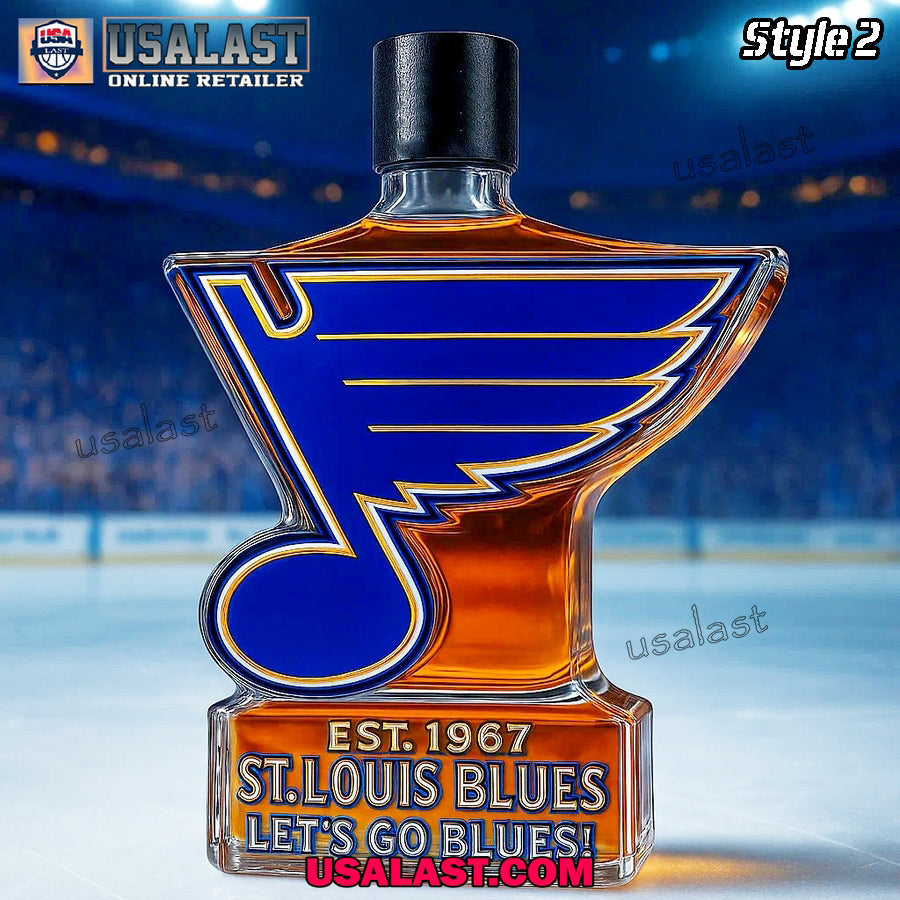 St. Louis Blues Limited Edition Whiskey Bottle
