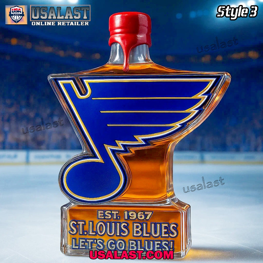 St. Louis Blues Limited Edition Whiskey Bottle