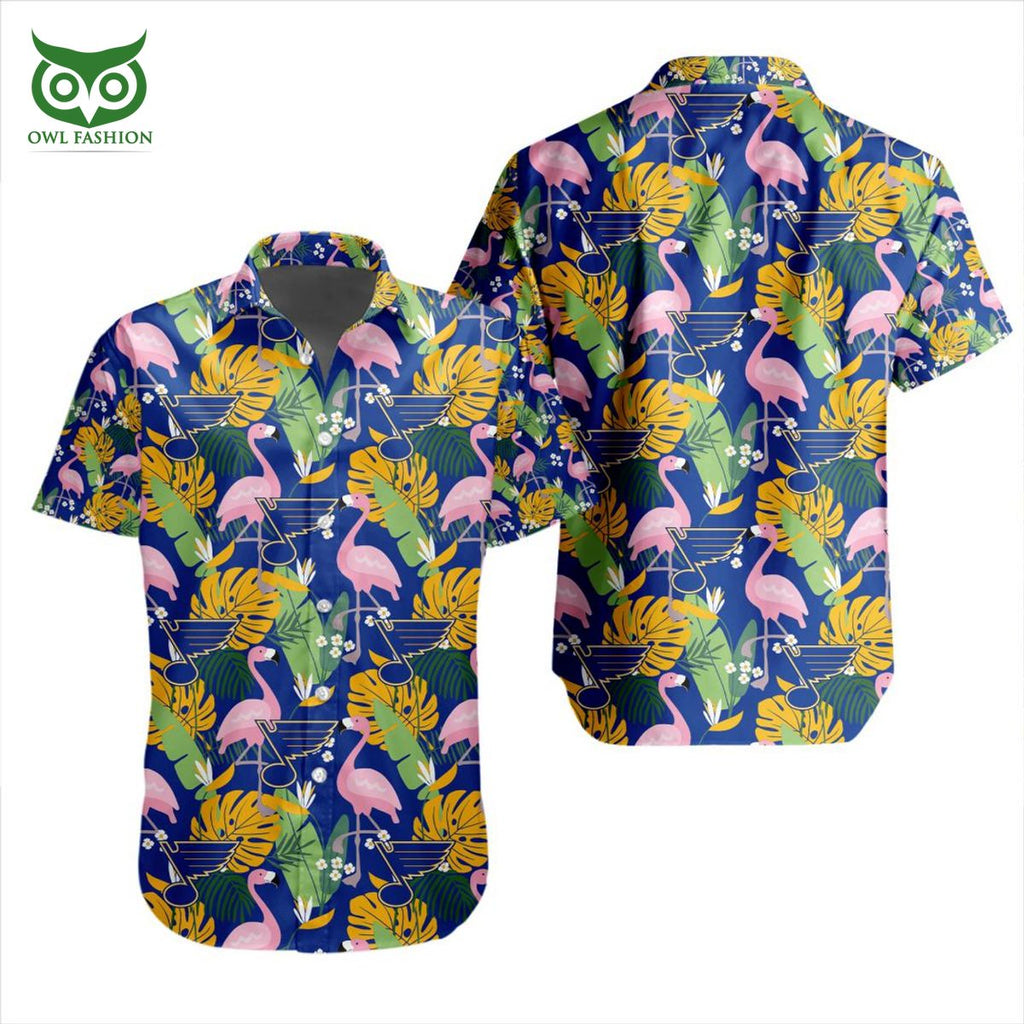 St. Louis Blues NHL Hockey Team Hawaiian Shirt