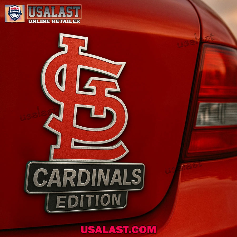 St. Louis Cardinals Edition Custom 3D Car Badge Sticker