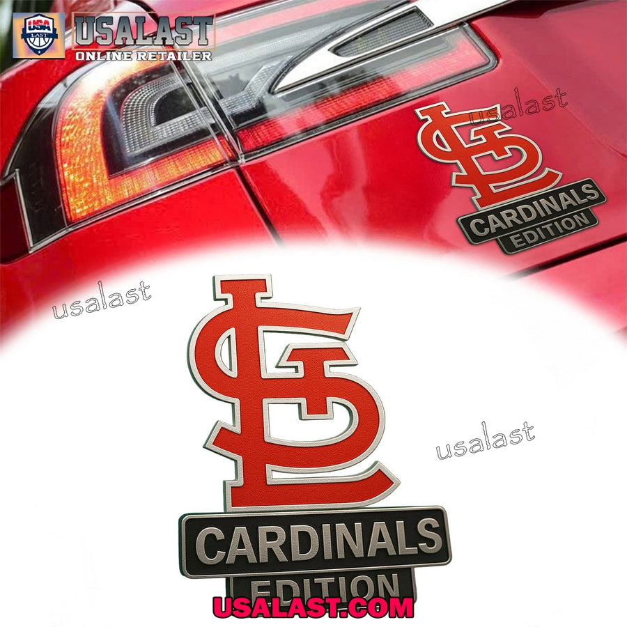 St. Louis Cardinals Edition Custom 3D Car Badge Sticker