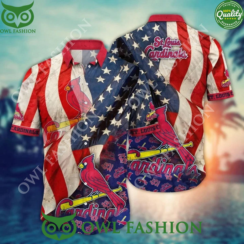 St.Louis Cardinals Independence Day Premium MLB Hawaiian Shirt