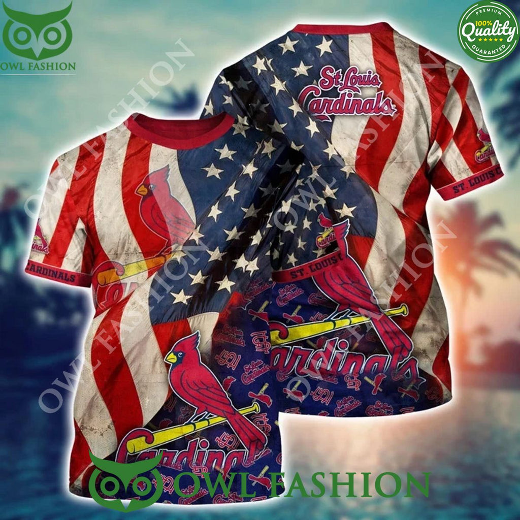 St.Louis Cardinals Independence Day Premium MLB Hawaiian Shirt