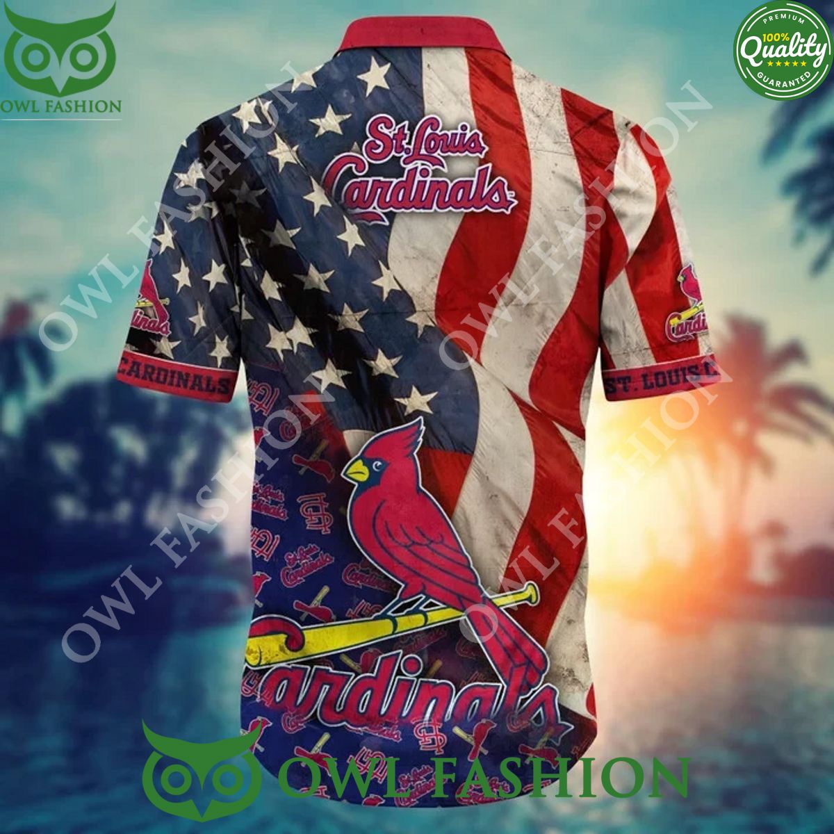 St.Louis Cardinals Independence Day Premium MLB Hawaiian Shirt