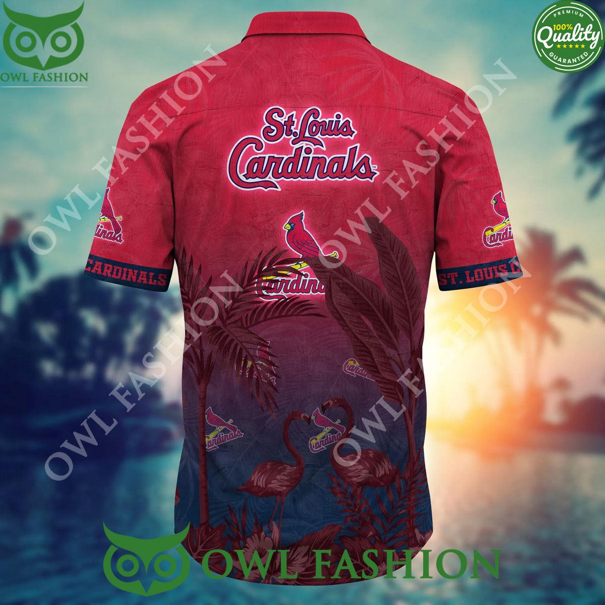 St. Louis Cardinals MLB Hawaiian Shirt Air Conditioning Time Aloha Shirt