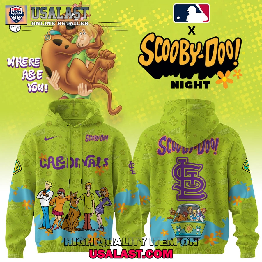 St. Louis Cardinals Scooby Doo Night 3D Hoodie Set