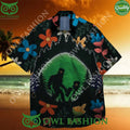 st patrick day bigfoot alein hawaiian shirt