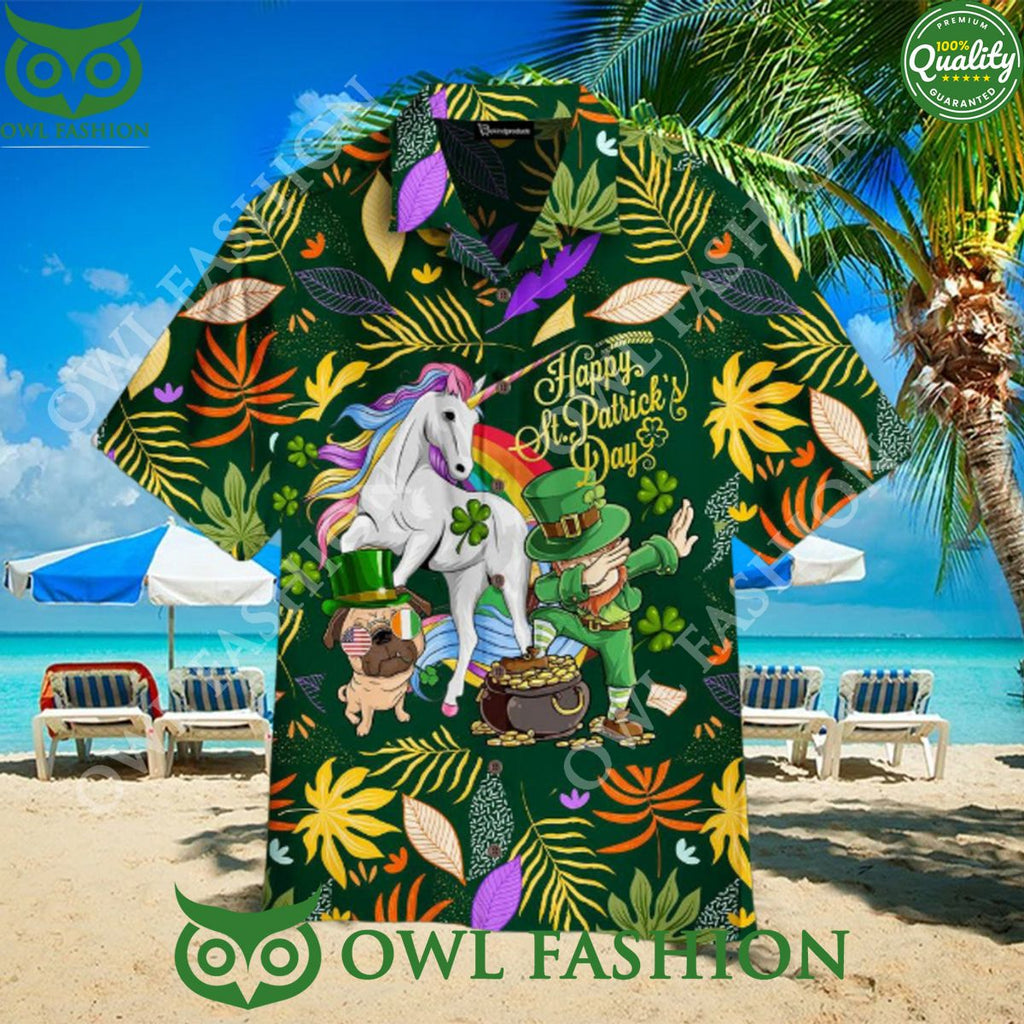 St. Patrick day Holiday Hawaiian Shirt Luau