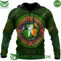 St Patrick Day Round Irish Green 3D Hoodie
