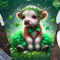 St. Patrick’s Day Highland Cow Neck Limited Tshirt
