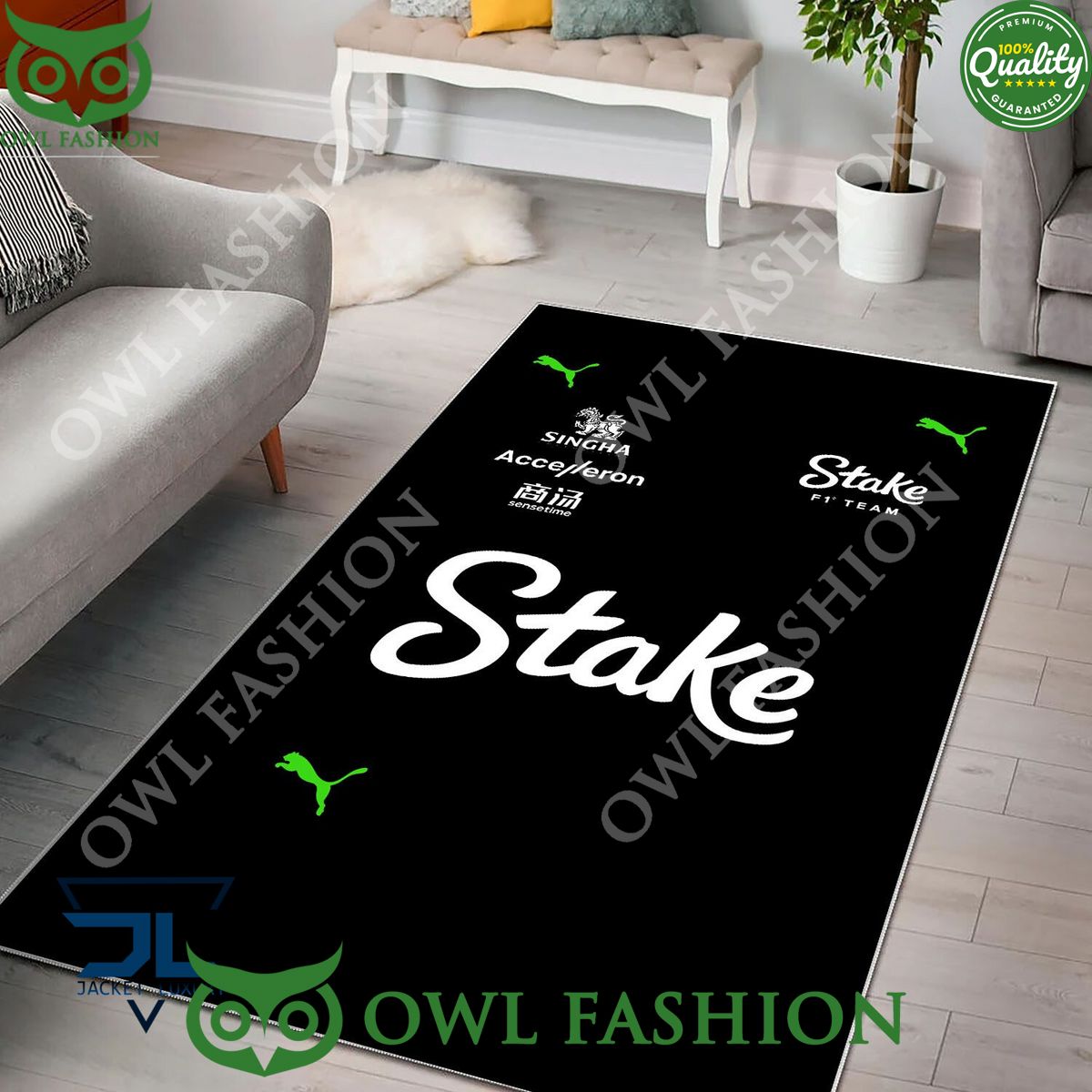 Stake F1 Team Kick Sauber Rug Carpet Living Room Decor