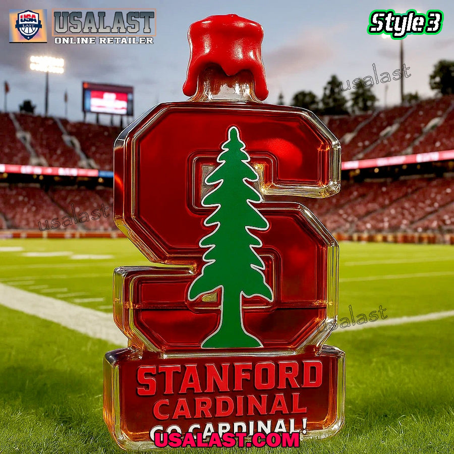 Stanford Cardinal NCAA Team Whiskey Bottle