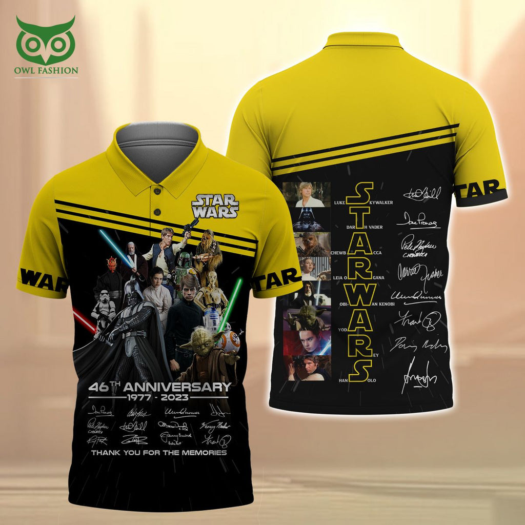 Star War 45th Anniversary 3D Zipper Hoodie Tshirt