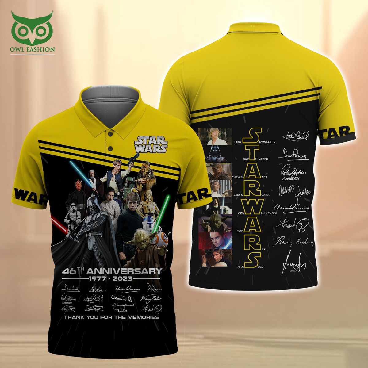 Star War 45th Anniversary 3D Zipper Hoodie Tshirt