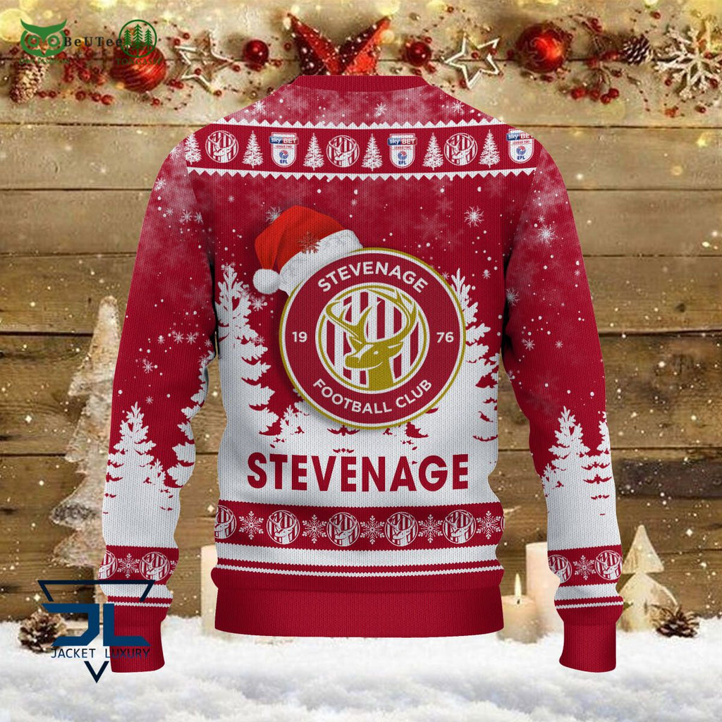 Stevenage FC EFL English Football League Champions Ugly Sweater