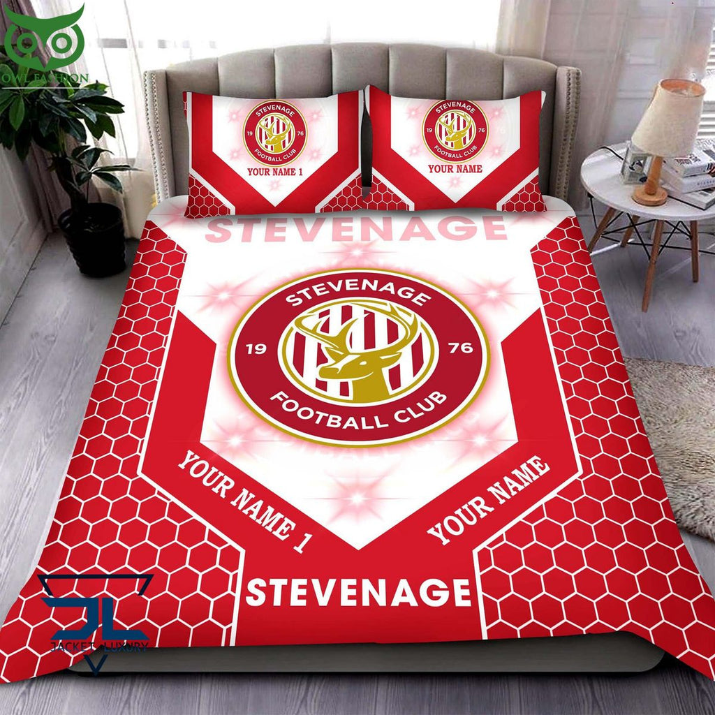 Stevenage Football Club EFL Football Custom Bedding Set