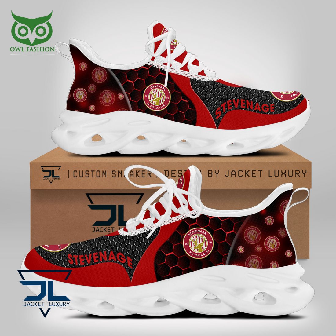 Stevenage Football Club EFL Team Max Soul Sneakers
