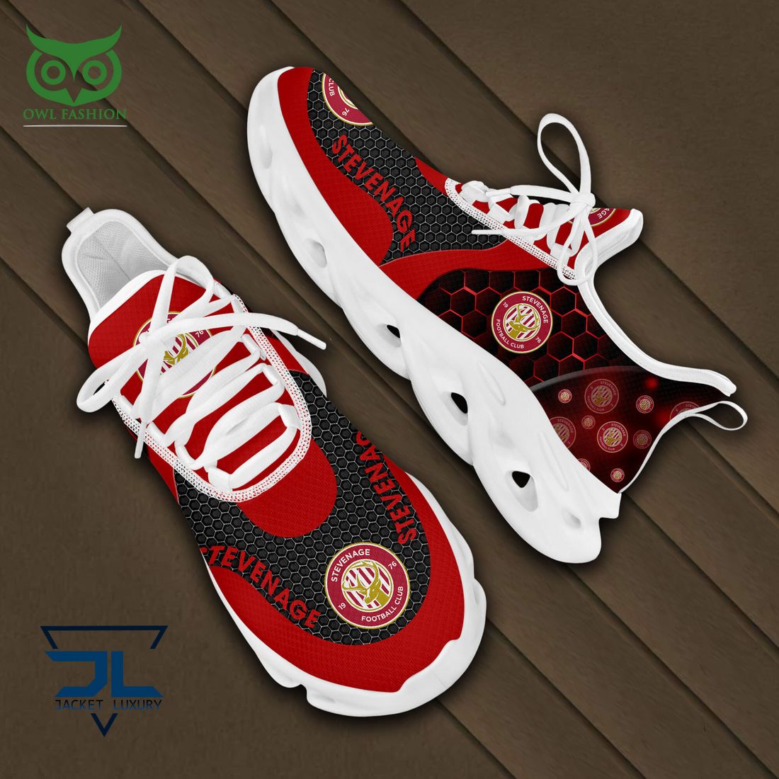 Stevenage Football Club EFL Team Max Soul Sneakers