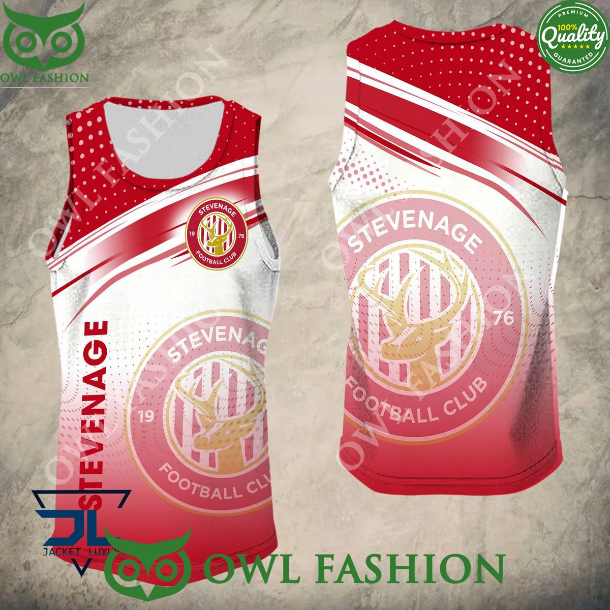 Stevenage Football Club New Design 2024 EFL Hoodie Shirt