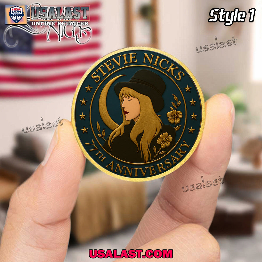 Stevie Nicks 74th Anniversary Commemorative Coin