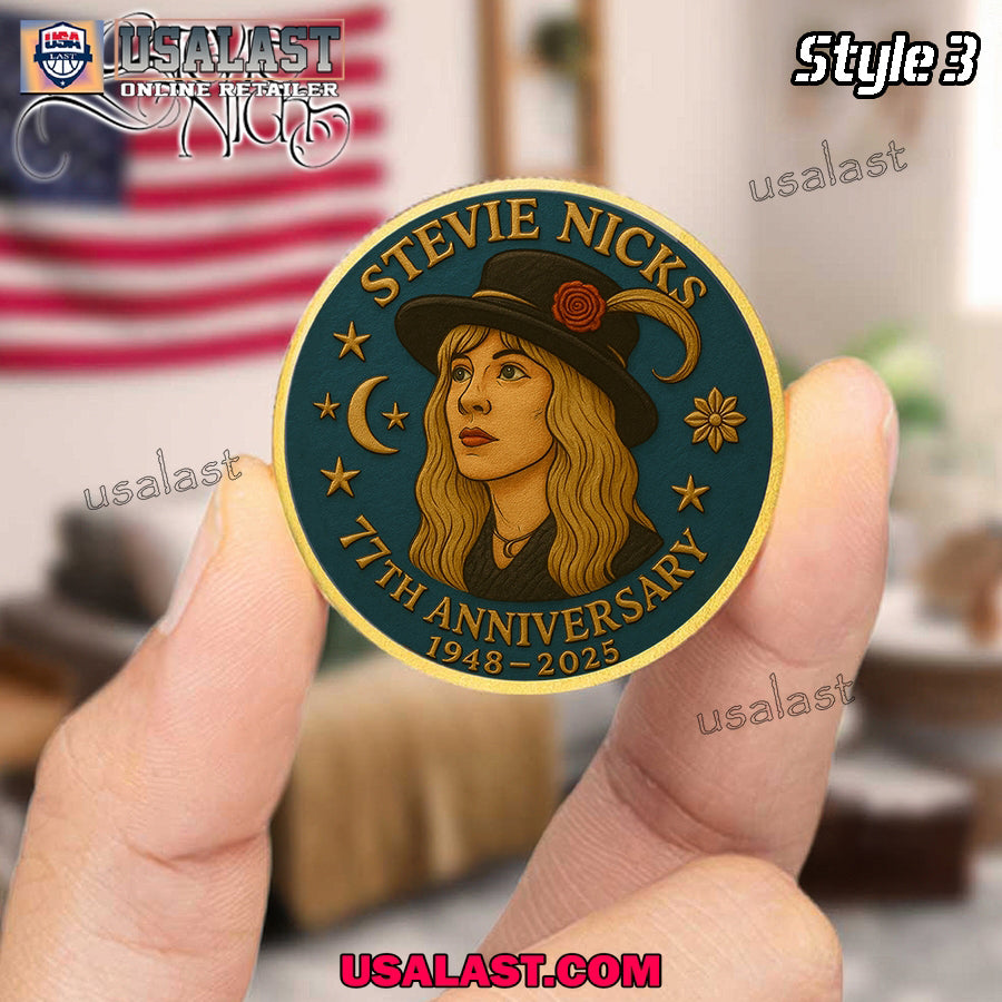 Stevie Nicks 74th Anniversary Commemorative Coin