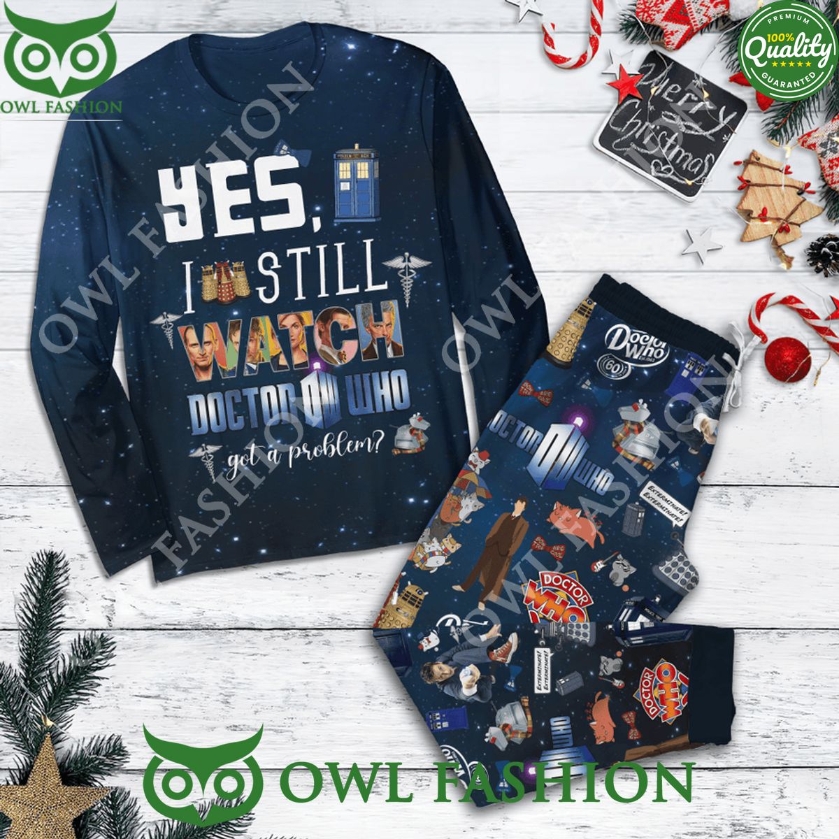 Still Watch Doctor Who traveller 2000 years 1963 Pajamas Set