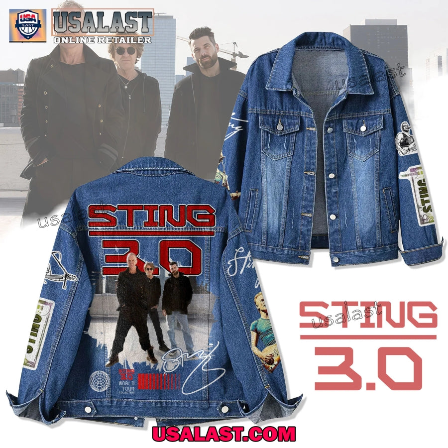 Sting 3.0 World Tour 2025 Denim Jacket