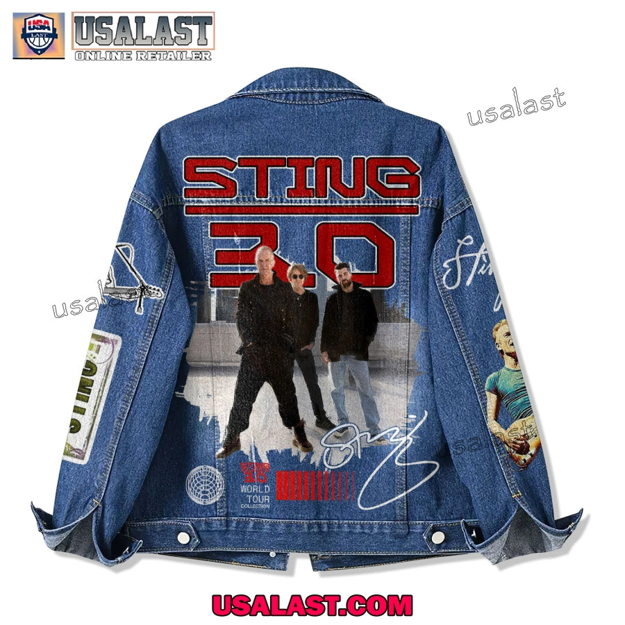 Sting 3.0 World Tour 2025 Denim Jacket