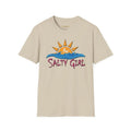 Beach theme shirt, Hoodie// Salty Girl // Surfer girl // style 02 Sweatshirt | RetroVerseTees.com