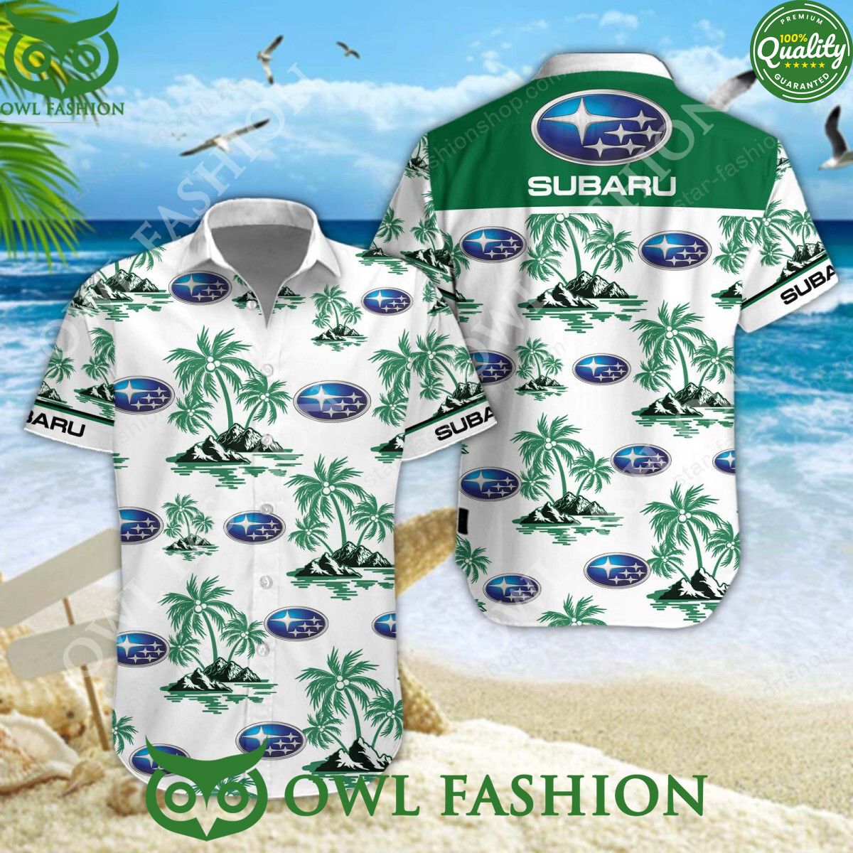 Subaru Japanese transportation Premium Hawaiian Shirt Shorts