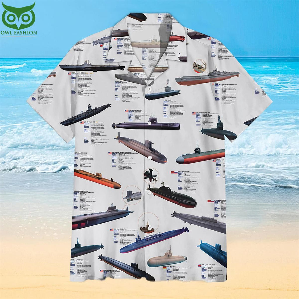 Submarine Carrier Universal Collection Hawaiian Shirt