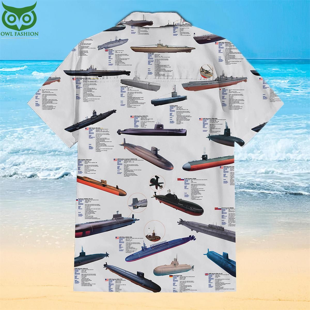 Submarine Carrier Universal Collection Hawaiian Shirt