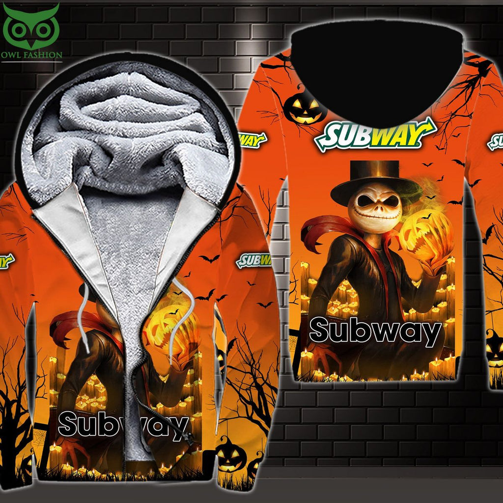 Subway Halloween Pumpkin 3D Shirt