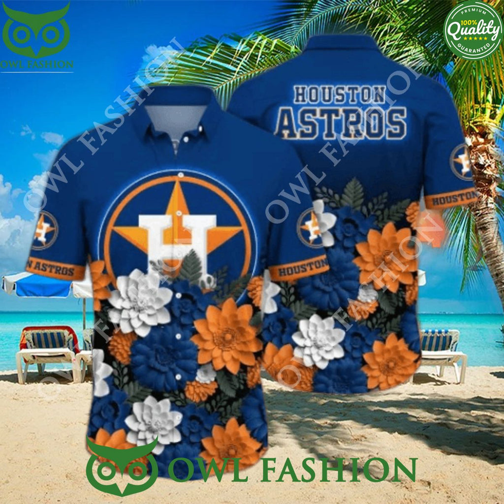 Summer Houston Astros MLB Flower Trending Hawaiian Shirt