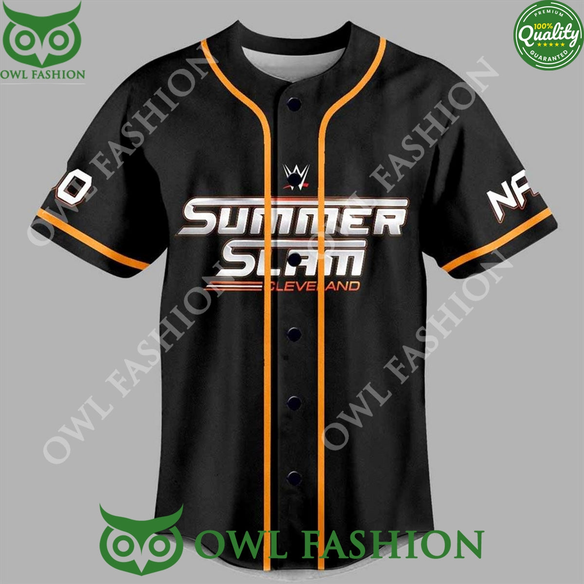 Summer Slam Cleverland 2024 Custom name number Baseball Jersey