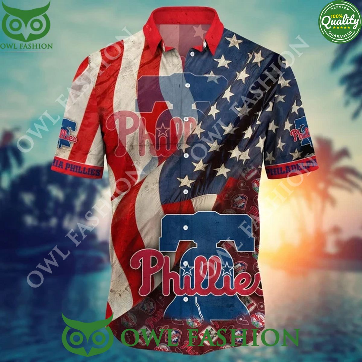 Summer Vibe Philadelphia Phillies MLB Hawaiian Shirt Independence Day