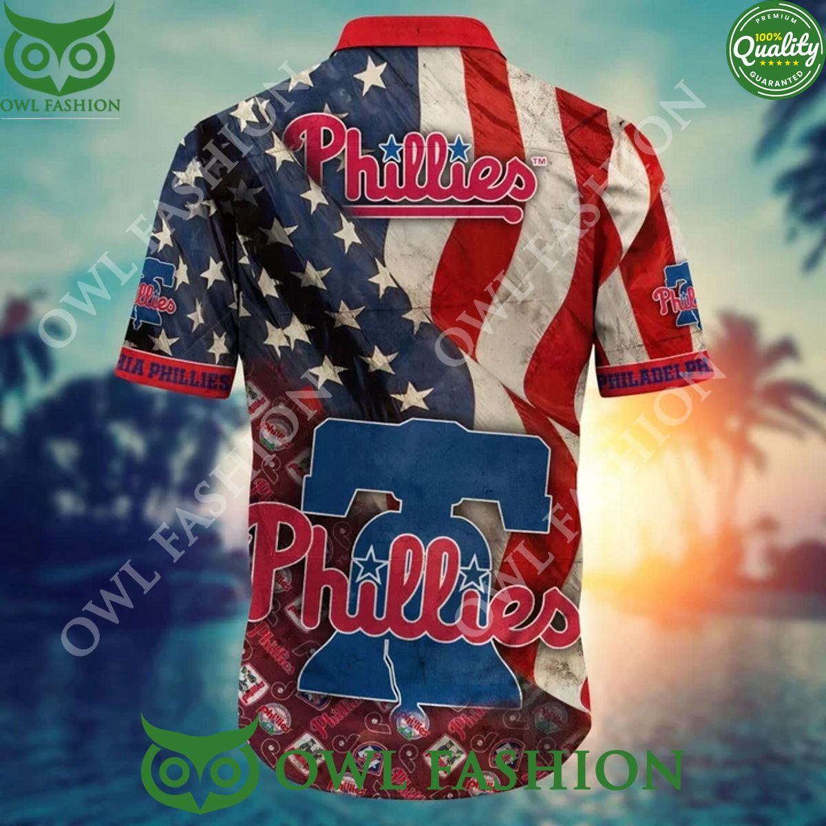 Summer Vibe Philadelphia Phillies MLB Hawaiian Shirt Independence Day