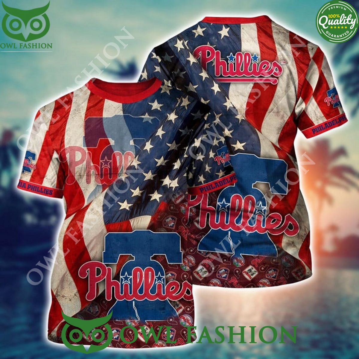 Summer Vibe Philadelphia Phillies MLB Hawaiian Shirt Independence Day