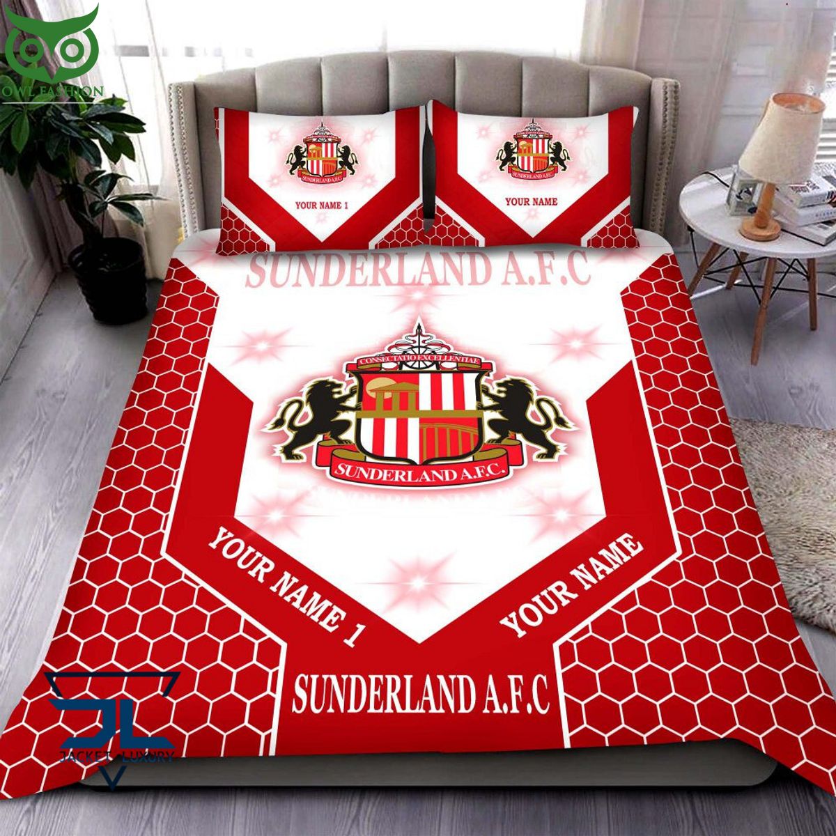 Sunderland A.F.C EFL Football Custom Bedding Set