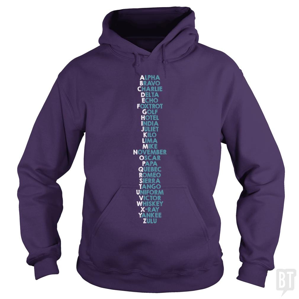 Phonetic Alphabet Hoodie