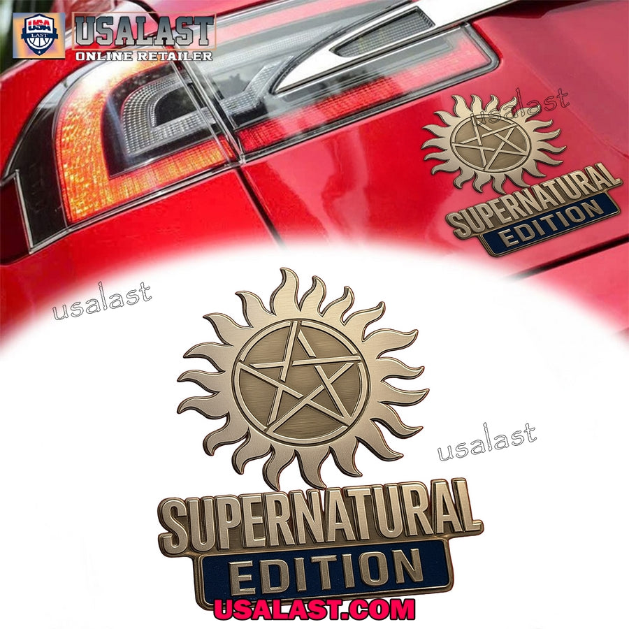 Supernatural Edition Car Emblem Custom 3D Badge