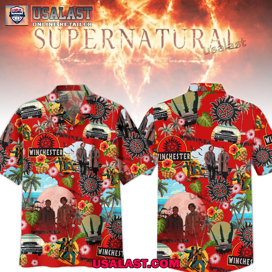 Supernatural Tropical Short Sleeve Button Shirt