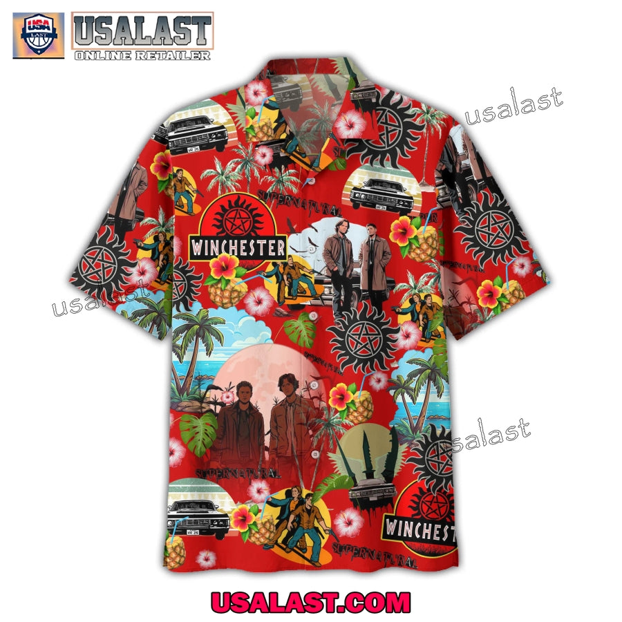 Supernatural Tropical Short Sleeve Button Shirt